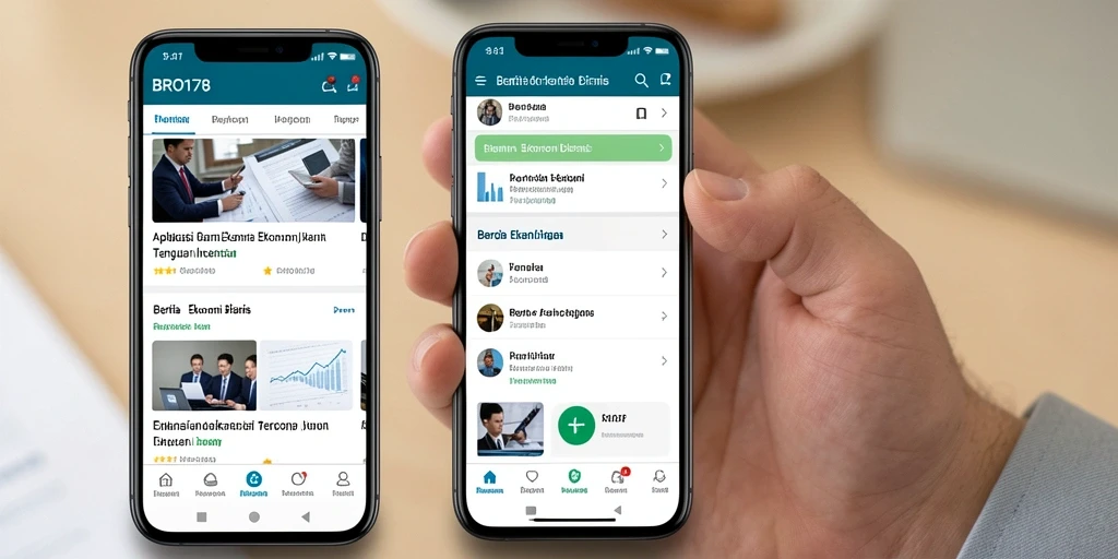 Tampilan antarmuka aplikasi Bro178 yang informatif dan user-friendly.