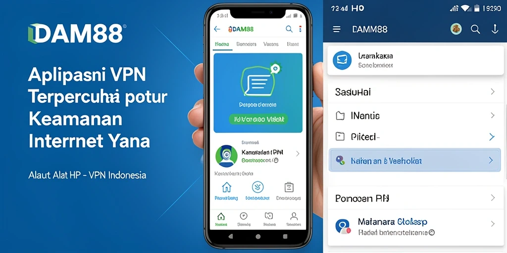 Tampilan antarmuka DAM88 yang intuitif dan mudah digunakan.