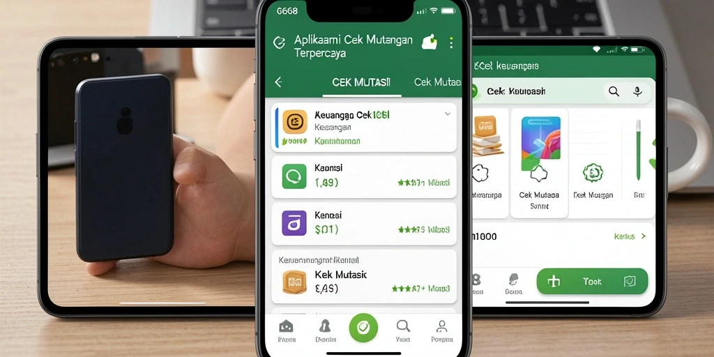 Antarmuka aplikasi G668 untuk cek mutasi yang intuitif dan fungsional.