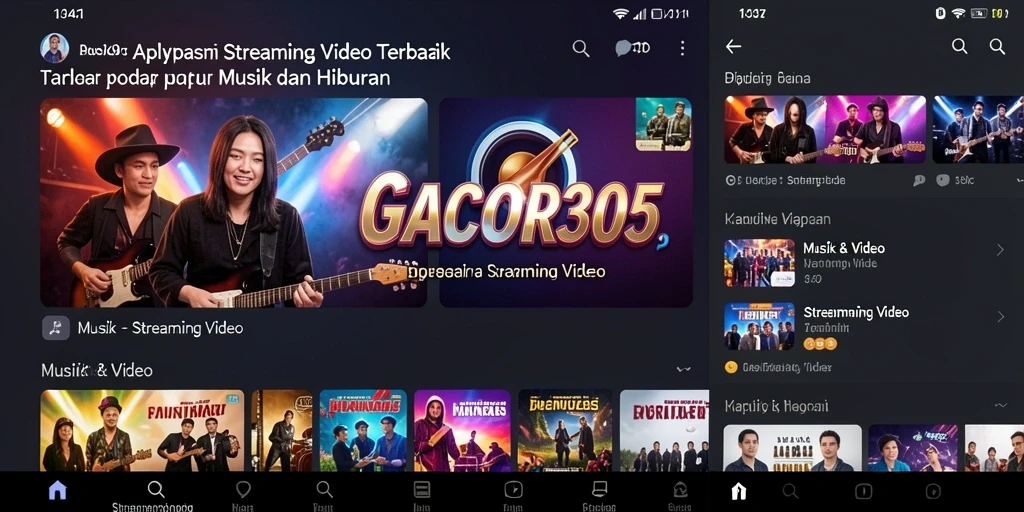Antarmuka GACOR305 yang menarik dan fungsional untuk streaming video.
