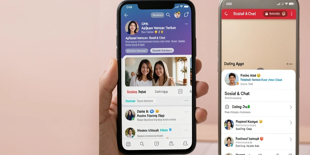 Tampilan antarmuka ID66 yang menarik dan fungsional untuk interaksi Dating App.
