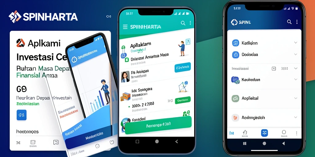 Tampilan antarmuka aplikasi SPINHARTA yang informatif dan user-friendly.