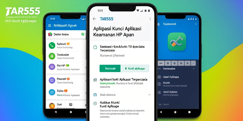 Tampilan antarmuka pengguna TAR555 yang modern dan fungsional.