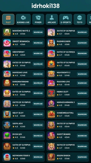 Aplikasi Populer & Kanal Uji | idrhoki138 Hub Unduhan Indonesia