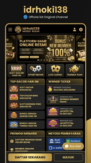 Halaman Resmi idrhoki138 untuk Pengguna Android